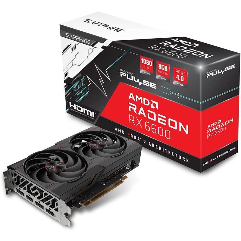 Sapphire PULSE Radeon RX 6600 8GB グラフィックスボード 11310-01-20G VD7869 PULSE RX 8GB Radeon グラフィックスボード 20G VD7869