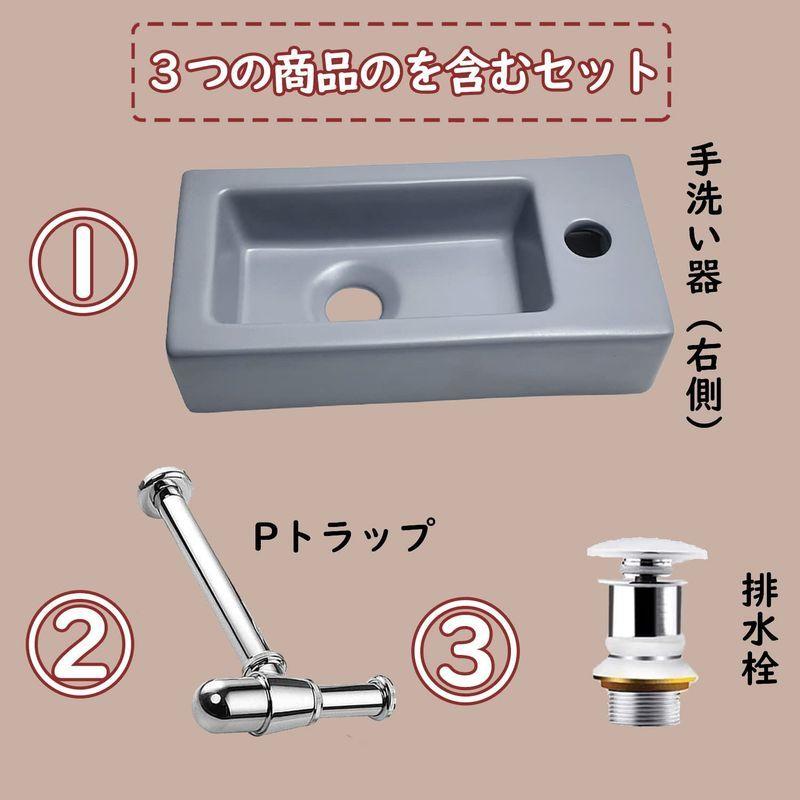 JOMOWN限定販売 手洗い器 おしゃれ グレー 手洗器 壁掛け JOMOWN限定販売 手洗い器 おしゃれ グレー 手洗器 壁掛け
