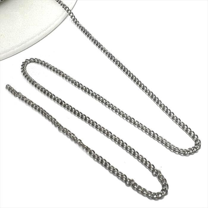 サービス品 キヘイ チェーン 1m 10m ks99 シルバー 切り売り 喜平