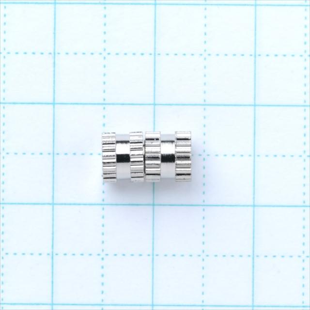ネジ式クラスプ 1本 8mm×5mm ゴールド シルバー ホワイトシルバー 穴