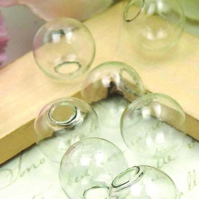 ガラスドーム 14mm 10個セット レジン ハーバリウム 花器