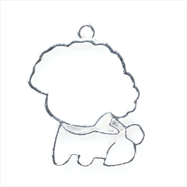 レジン空枠 シルバー 1枚 Ts04 銀 犬 大きい顔 もこもこ フレーム カン付き レジン アクセサリー パーツ 枠 型枠 モールド チャーム ハンドメイド 金具 手芸 Framet S04 アクセサリーパーツのharu雑貨 通販 Yahoo ショッピング