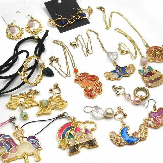 レジン空枠 ゴールド 10枚 tg29 金 桜 さくら フラワー フレーム カン