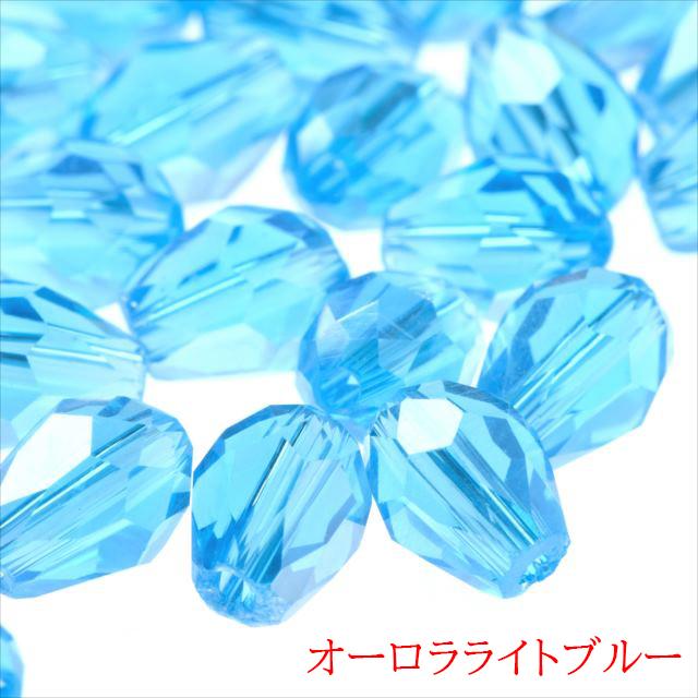 しずく ガラスビーズ カット 3mm 30個セット なみだ ドロップ 雫 しずく ガラスビーズ カット 3mm 30個セット なみだ ドロップ 雫