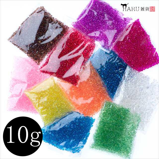 単色販売 オーロラの種 10g AB ガラスの粒 しゃぼん玉 硝子 たね 泡 カレット ハンドメイド レジン デコパーツ 封入 パーツ ガラスパーツ アクセサリー ネイル