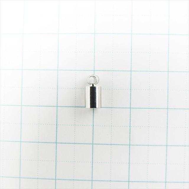 サービス品 カツラ シルバー 太さ4.5mm 10個セット 銀 キャップ