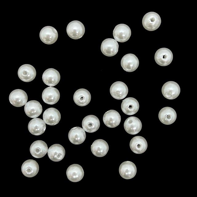 パールビーズ ホワイト ラウンド 丸 4mm 6mm 8mm 10mm 12mm 14mm 16mm 