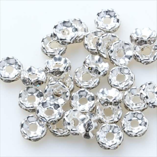 新品　最終お値下げガラス製2段トレー シルバーラインストーン 付き送料無料 ガラス製2段トレー シルバーラインストーン 付き 新品 最終お値下げ