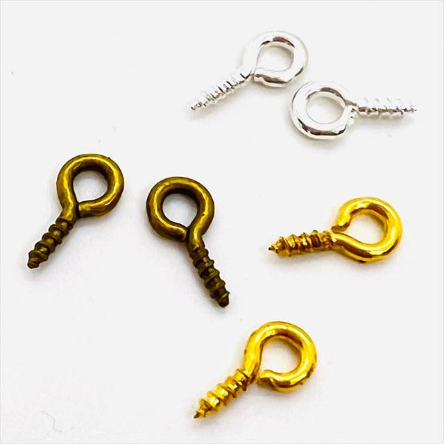 卸売り ミニボトル 6個セット ヒートン付き コルク付き スター