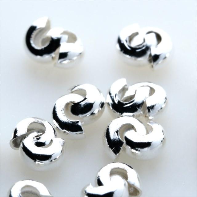 卸売り つぶし玉カバー 200個セット 4mm 5mm 6mm 7mm 9mm クリンプ