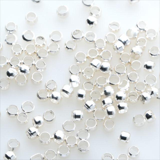卸売り つぶし玉 2mm×1.5mm 1000個セット カシメ玉 かしめ玉 潰し玉 紐