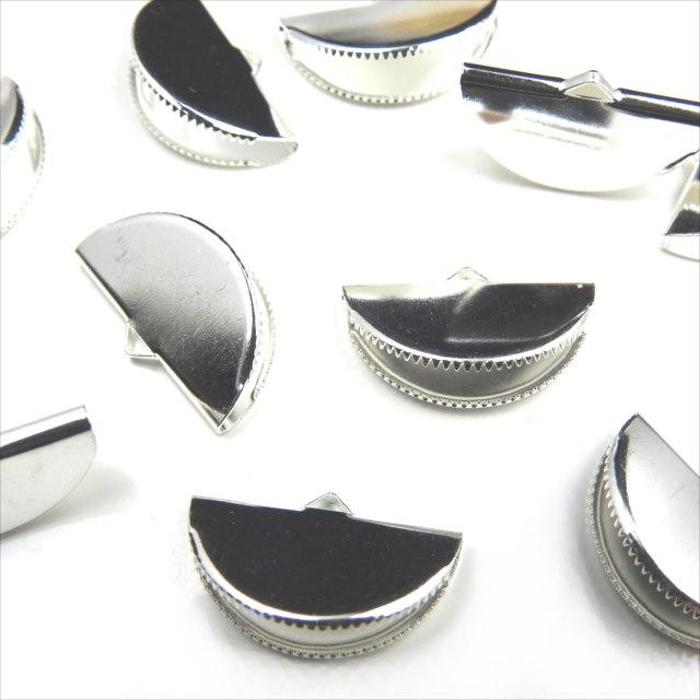 卸売り 扇形 ワニ口 13mm 20mm 25mm カン付き ワニカン 扇型 半円