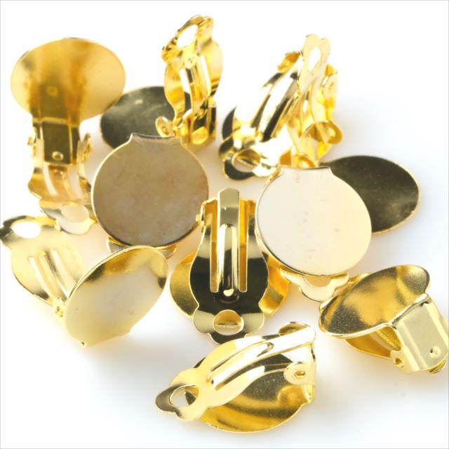 台座付き 15mm イヤリングパーツ 10個セット クリップ 平皿 金具 ピアス パーツ ゴールド ロジウム 金 銀 シルバー アクセサリー イヤー パーツ ハンドメイド Zatsukiear 15 アクセサリーパーツのharu雑貨 通販 Yahoo ショッピング