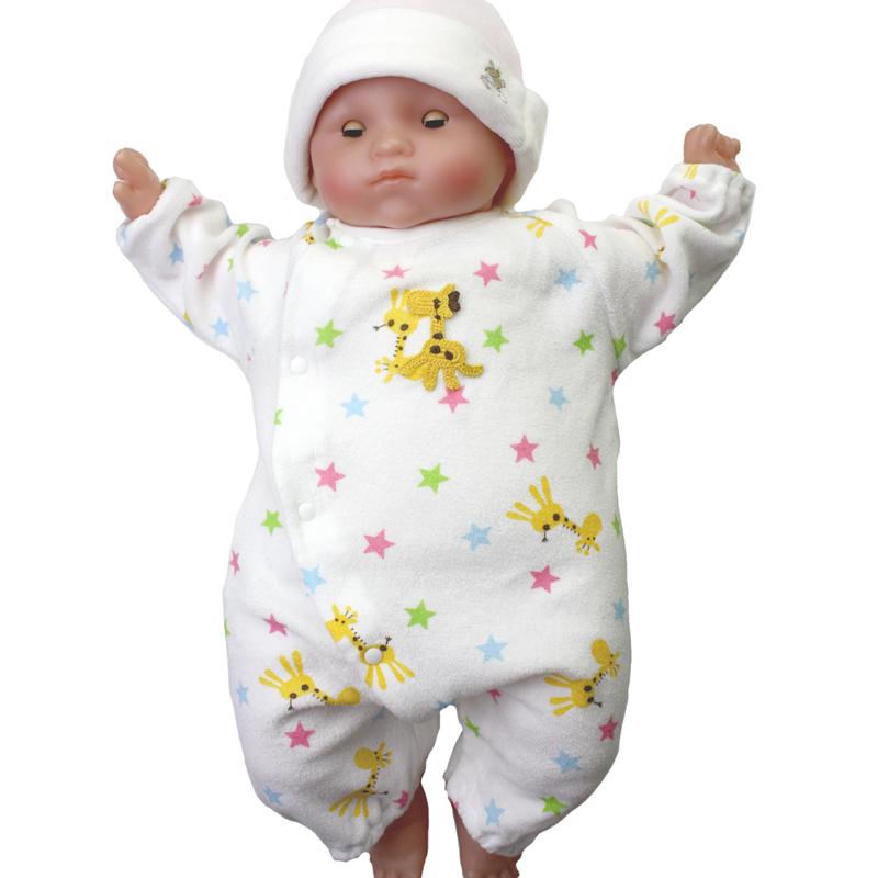 キッズ 【メール便送料無料】フィットオール キリン＆星柄