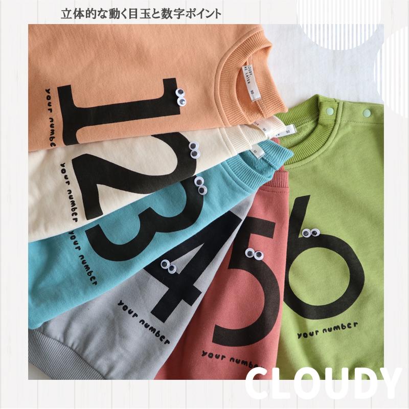 WHYTO（ホワイト） 【送料無料】数字トレーナーロンパース フォーマル