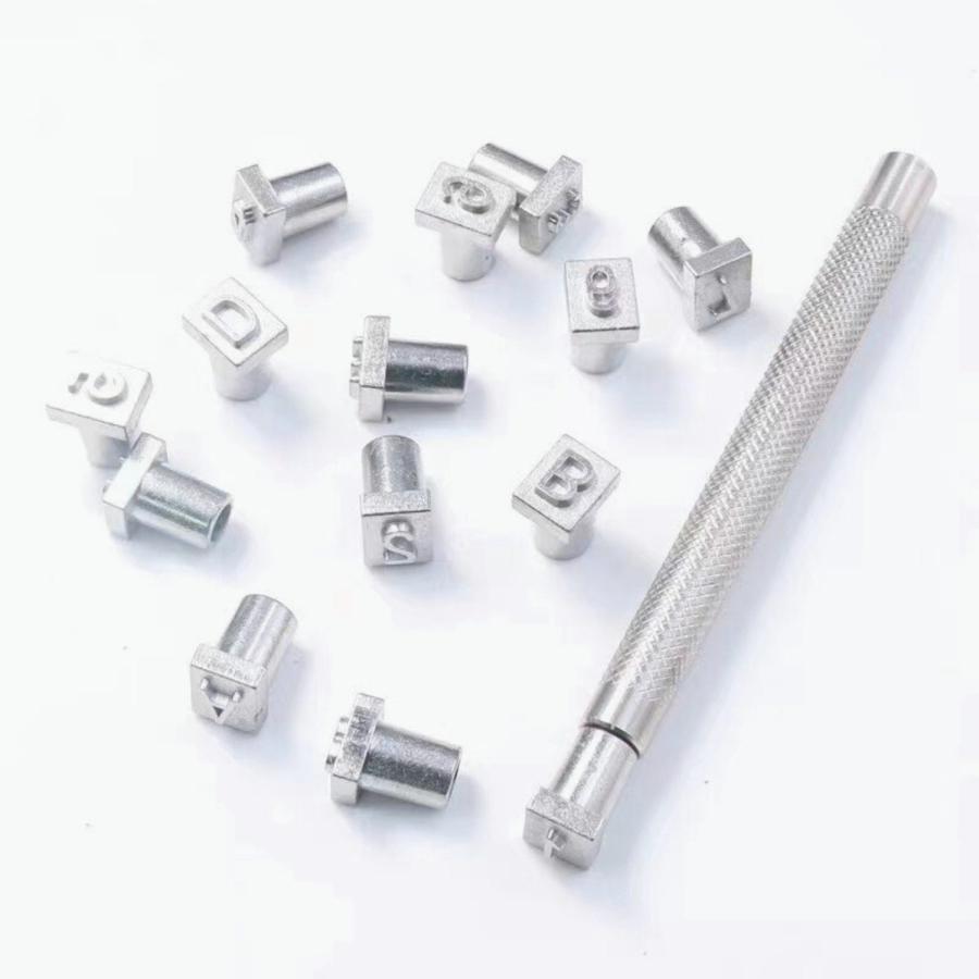 革用 刻印セット レザークラフト 刻印 3.5mm 文字 アルファベット 数字