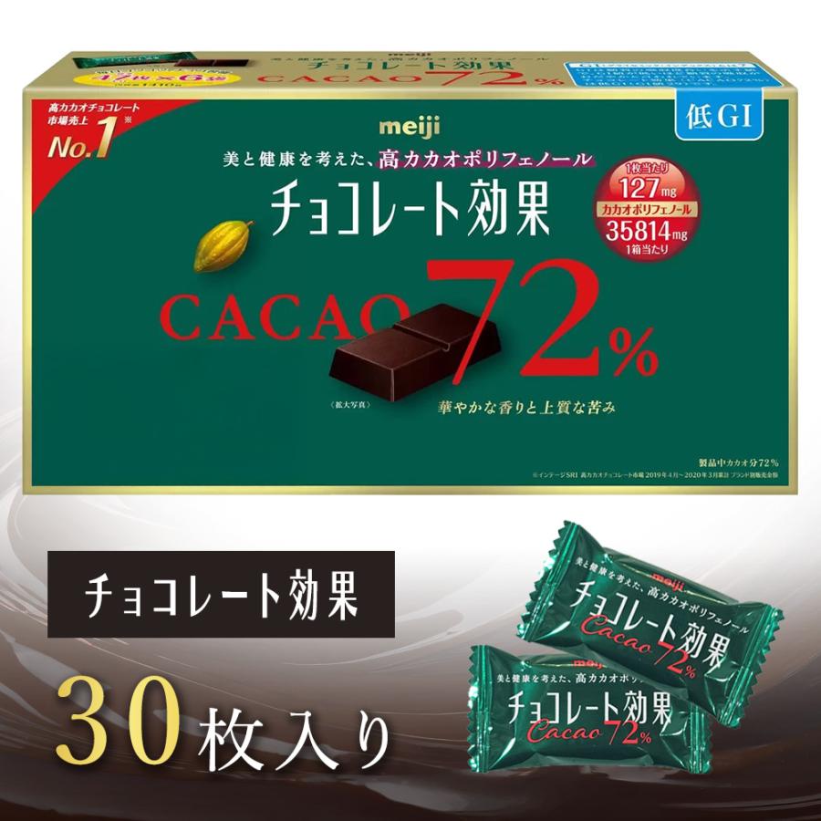 チョコレート効果 チョコレート チョコ カカオ 72% 30枚 高カカオ