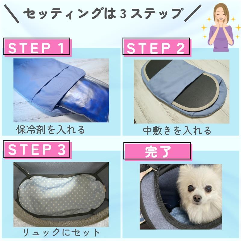ひんやり長持ち/熱中症対策】cool‐Dクッション DAISUKIリュック クール