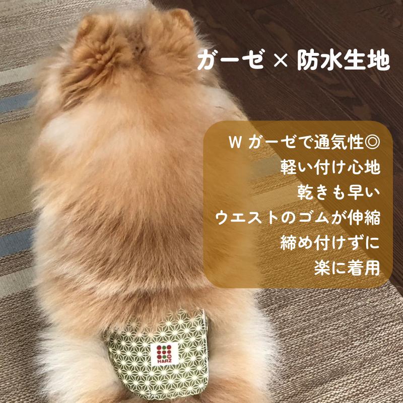 HARZth ハーズ マナーベルト MS オス 男の子 ガーゼ ずれ ない