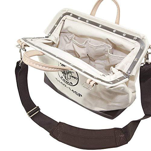 正規取扱店販売品 Tool Bag with Detachable Shoulder Strap 14-Inch， 10 Inside Pockets for Hand Tool Storage Klein Tools 5102-14SP 141［並行輸入【並行輸入品】