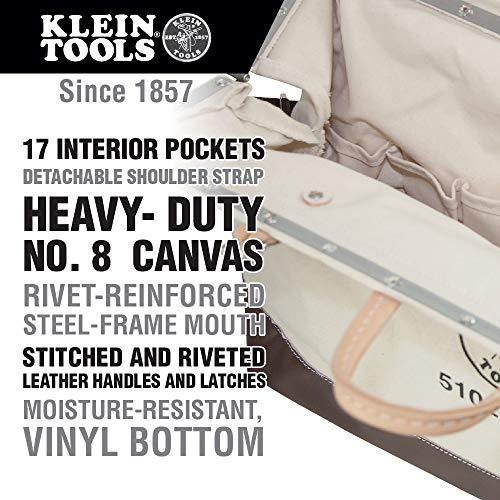 Klein　Tools　5102-24SP　Canvas　Tool　Deluxe　Bag,　by　Klein　24　Tools