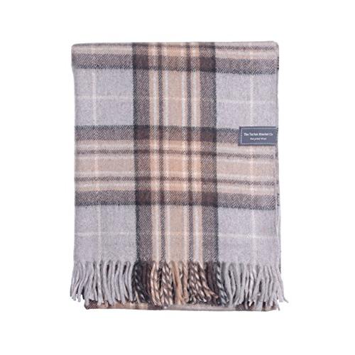 The Tartan Blanket Co. リサイクルウールブランケット マッケラータータン(59インチ x 75インチ)【並行輸入品