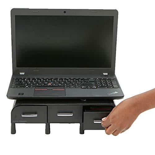Mind Reader ' Perch' Pc Laptop IMac Monitor Stand And Desk Organizer, Black by Mind Reader【並行輸入品】｜has-international｜08