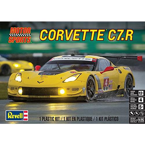 アメリカレベル 1/25 コルベット C7.R プラモデル 4304【並行輸入品】｜has-international｜03