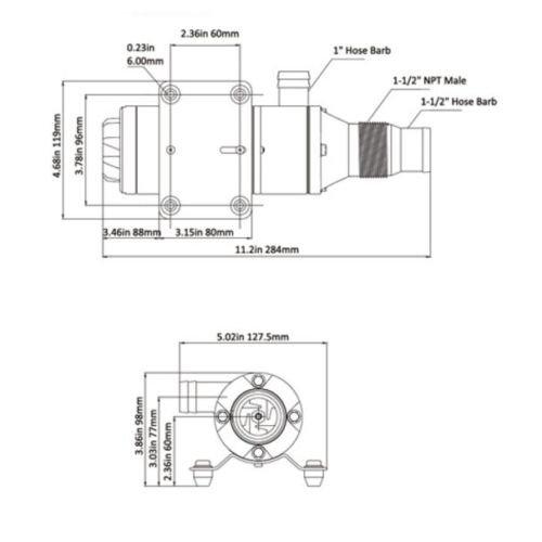 SEAFLO マセレーターポンプシステム 12V RV Marine 01シリーズ改良モーター用【並行輸入品】 