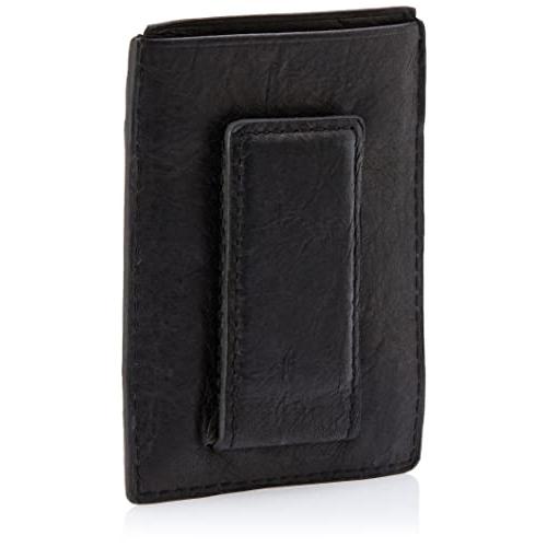 Fossil Men's Neel Magnetic Card Case Leather Wallet - Black【並行輸入品】｜has-international｜02