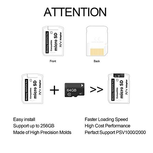 SING F LTD Sd2Vita Pro アダプター 3.0 Ps Vita 3.60 Henkaku Micro SDメモリーカード Psvita【並行輸入品】｜has-international｜03