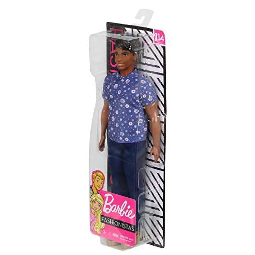 大セール Barbie Ken Fashionistas Doll， Preppy Florals， Black Hair， Multicolor【並行輸入品】