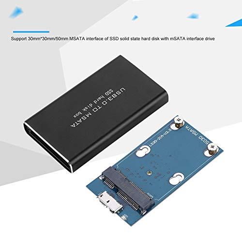 ASHATA SSD ハードドライブエンクロージャ ポータブル USB3.0 - MSATA SSD ハードディスクボックス 6Gbps 【並行輸入品】｜has-international｜03