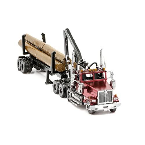 Fascinations Metal Earth プレミアムシリーズ Western Star 4900SB ログトラック&トレーラー 3Dメタルモデル【並行輸入品】｜has-international｜02