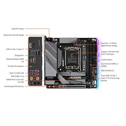 GIGABYTE B660I AORUS PRO DDR4 Rev.1.x マザーボード Mini-ITX [Intel B660チップセット搭載] MB5687 ブラック【並行輸入品】｜has-international｜07