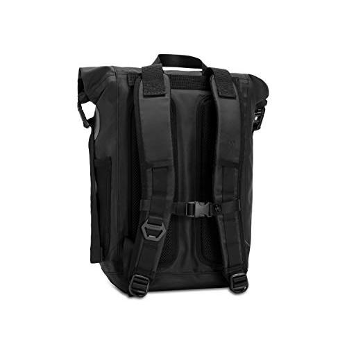 TIMBUK2　Especial　Supply　Jet　防水ロールトップバックパック,　One　Black,　Size