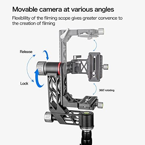 koolehaodaプロフェッショナル雲台、アルミニウム合金製ヘビーデューティー360°パノラマ雲台、ア【並行輸入品】｜has-international｜06