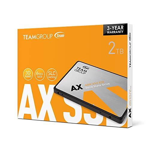 TEAMGROUP AX2 1TB 2パック 3D NAND TLC 2.5インチ SATA III 内蔵ソリッドステートドライブ SSD (読み取り速度【並行輸入品】｜has-international｜07