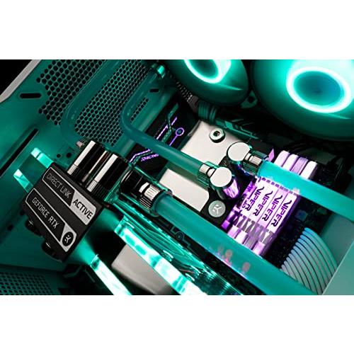 EKWB EK-Quantum Velocity? DDC 4.2 PWM D-RGB - 1700 ニッケル + プレキシ