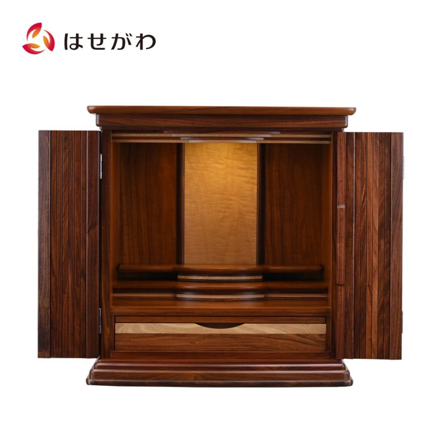 お仏壇のはせがわ 仏壇 18号 高さ55cm 新型 モダン シンプル 棚置き