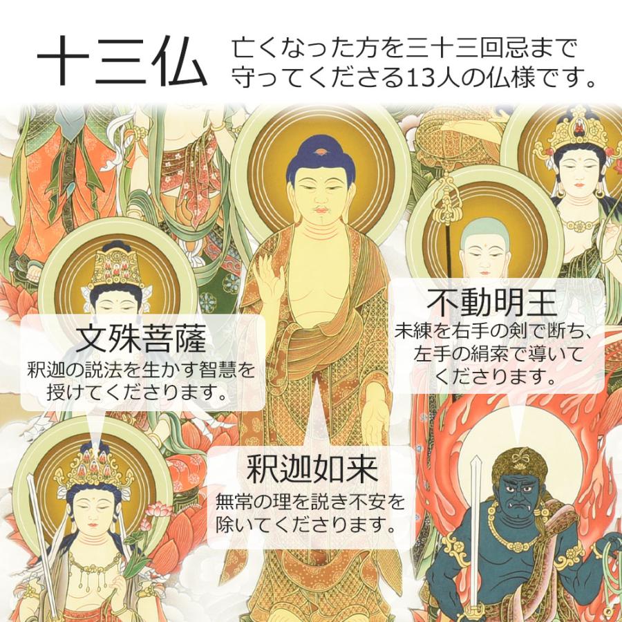 お仏壇のはせがわ 掛軸 十三佛 堀部修一先生 4尺 お盆 掛け軸 盆 お仏壇のはせがわ 掛軸 十三佛 堀部修一先生 4尺 お盆 掛け軸 盆