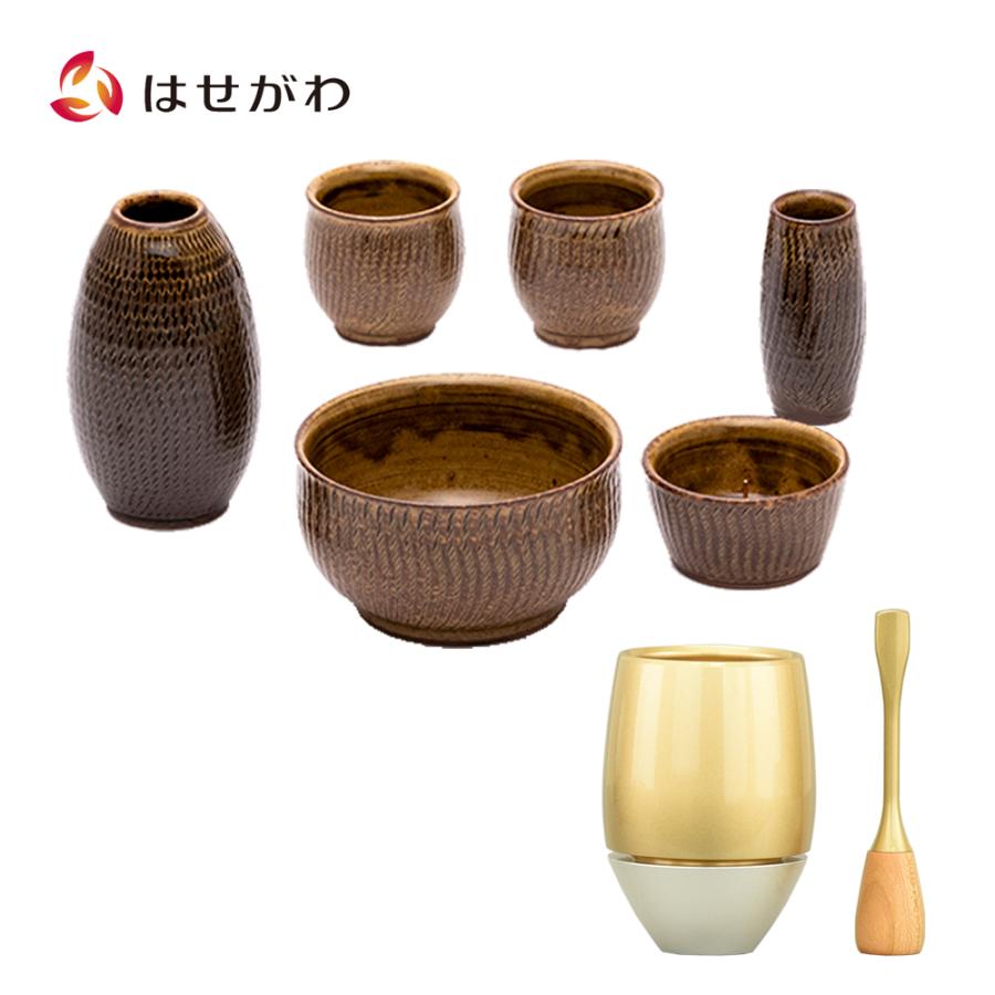 お仏壇のはせがわ 仏具セット 陶器 笠間焼 香炉 花立 火立 湯呑 お仏壇のはせがわ 仏具セット 陶器 笠間焼 香炉 花立 火立 湯呑