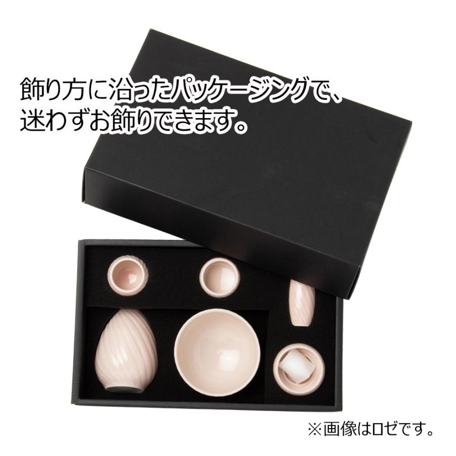 仏具 小物 仏具セット 国産 モダン ミニ 陶器「六具足 ＫＺ ジェラート ハニー」お仏壇のはせがわ_7