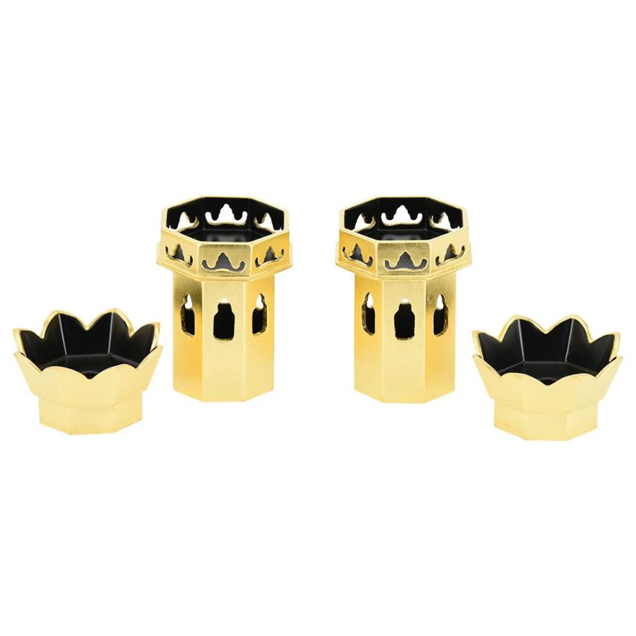 お仏壇のはせがわ お供え 台 くげ 真宗大谷派 東 仏具「供笥 八角総金