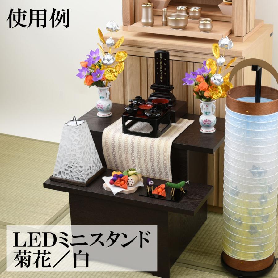 お仏壇のはせがわ 盆提灯 ミニ 初盆 提灯 盆飾り おしゃれ お盆 led