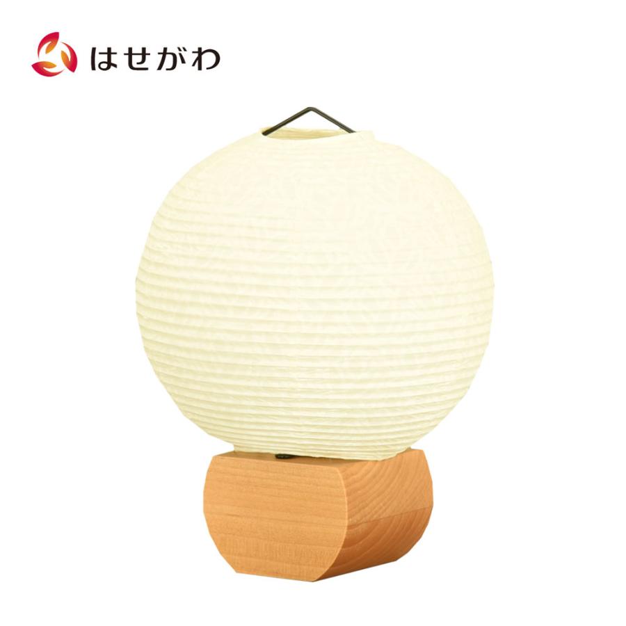 お仏壇のはせがわ 盆提灯 岐阜提灯 コードレス LED 霊前灯 新型提灯