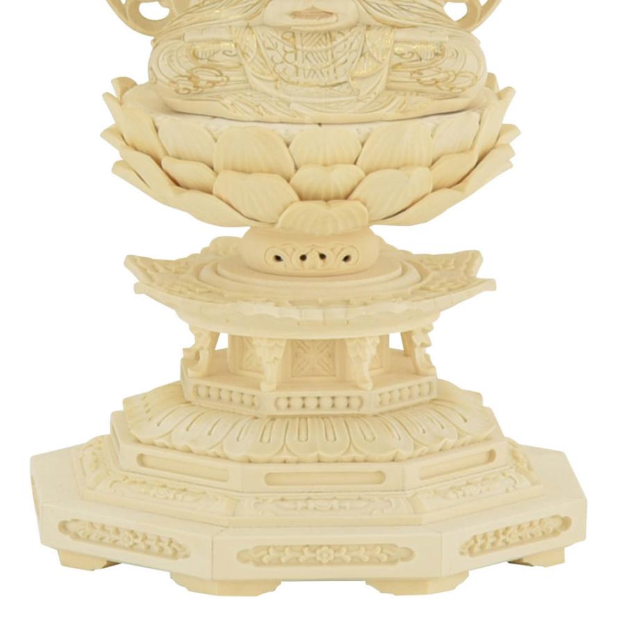 仏像 木彫 禅宗 臨済宗 曹洞宗 本尊 柘植「仏像 座釈迦 ツゲ 八角 金粉紋様 25」お仏壇のはせがわ