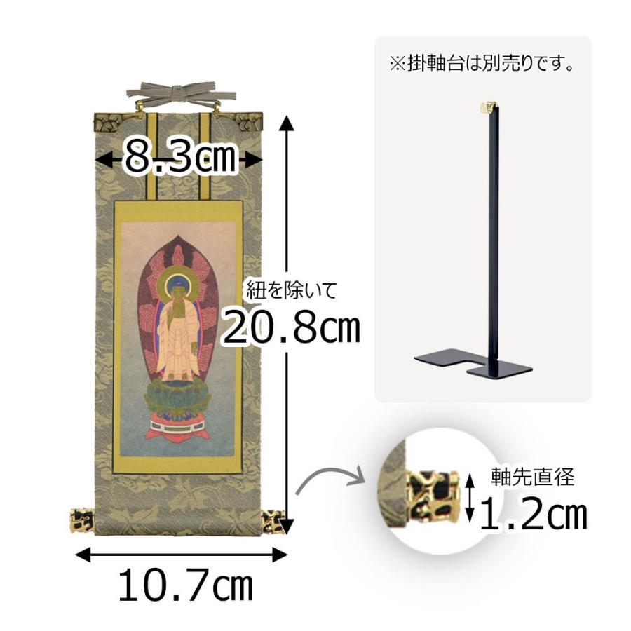掛け軸 浄土宗 本尊 阿弥陀如来「掛軸 浄土 雅 本尊 20代」お仏壇のはせがわ_1