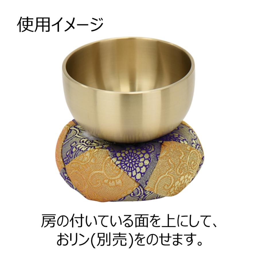 お仏壇のはせがわ りん布団 座布団 仏具「リン布団 金綴 丸型 3 お仏壇のはせがわ りん布団 座布団 仏具「リン布団 金綴 丸型 3