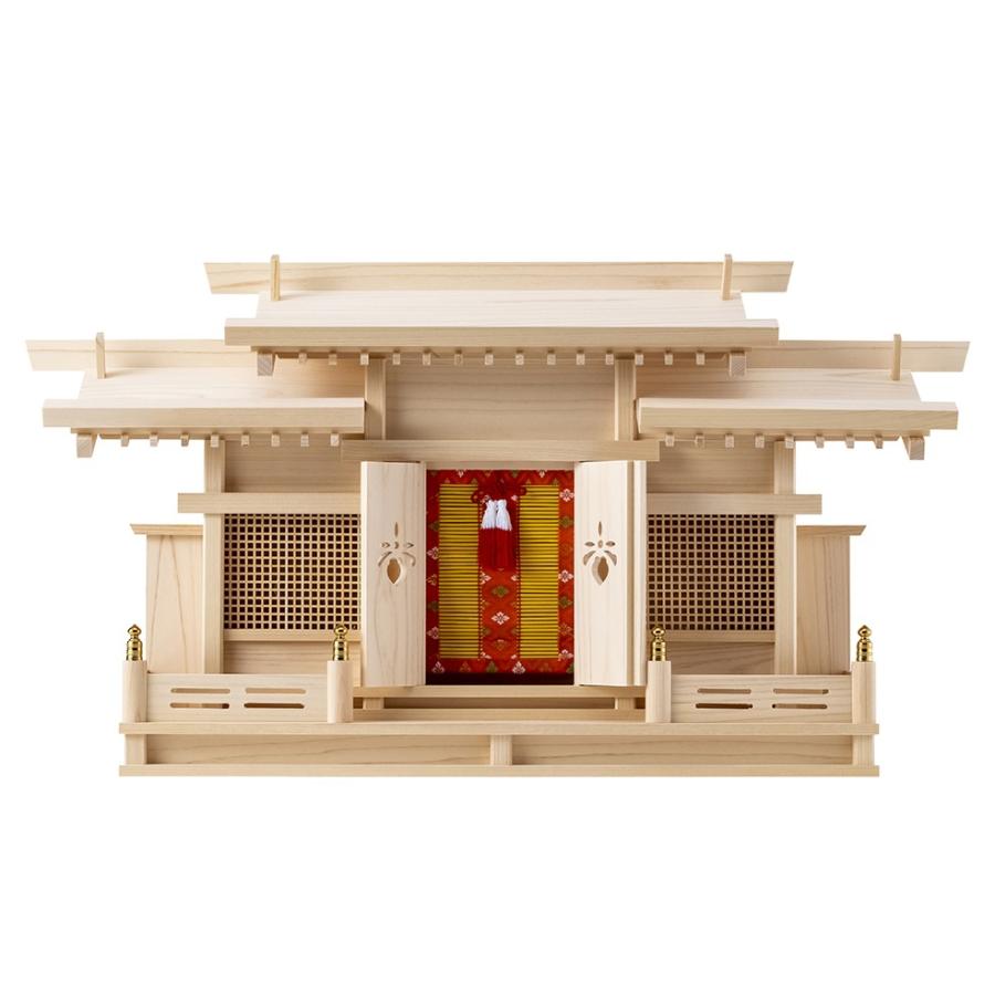 神棚 モダン シンプル 神殿 神殿 峰 桧 お仏壇のはせがわ 送料無料 ひのき製 ヒノキ製 東濃ひのき はせがわ Online Shop 通販 Paypayモール